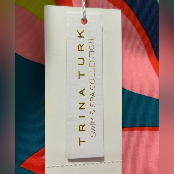 Trina Turk Tropical Vacation Tunic Cover-Up Women’s M NWT - Picture 7 of 8